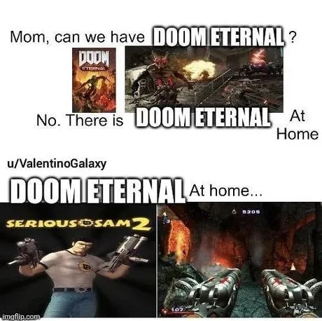 Doom Eternal at home