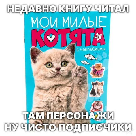 Котята и персонажи-подписчики