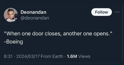 Boeing Door Opens