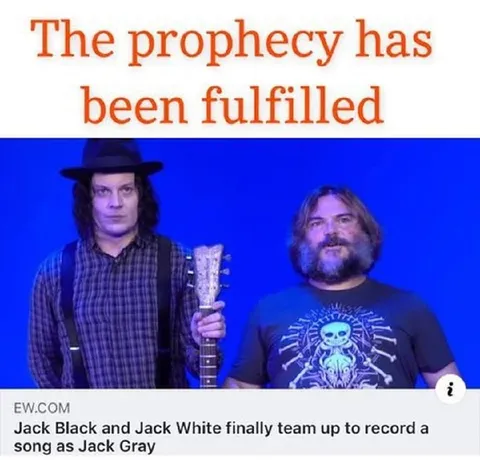 Jack Black and Jack White Team Up