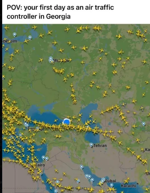 First Day Controlling Georgia Airspace