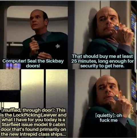 LockPickingLawyer Starfleet Door