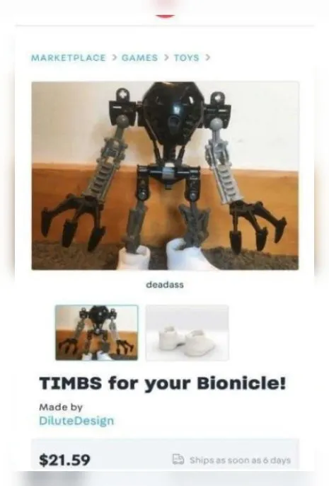 Bionicle Toilet Feet Upgrade