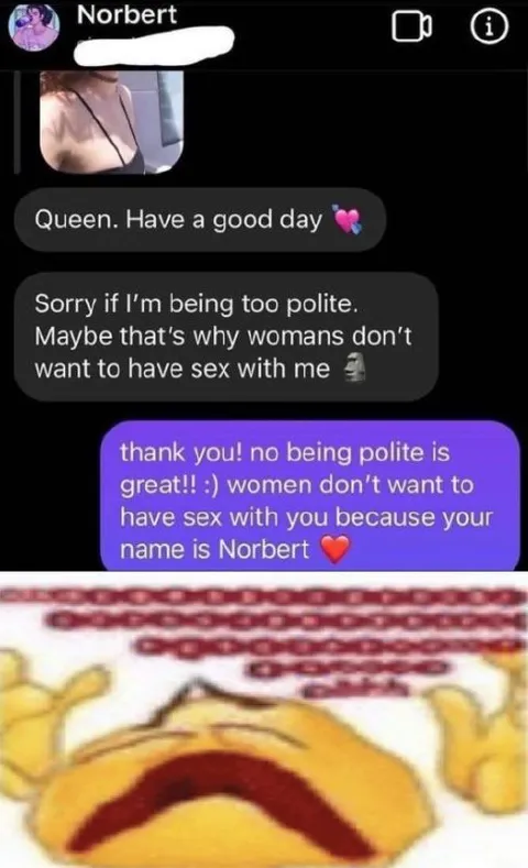 Norbert Isn't Polite Enough