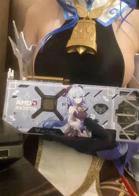Anime Graphics Card Cosplay