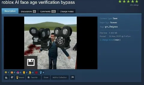Roblox AI Face Age Verification Bypass