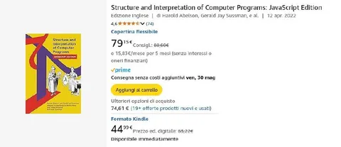 Книга по программированию за 80 евро