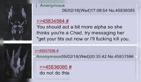 Do Not Act Like a Chad