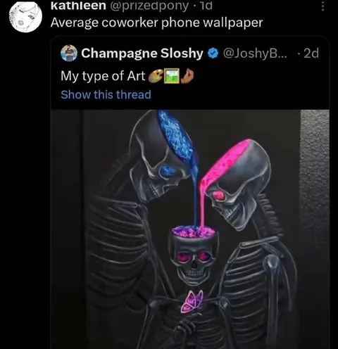 Average Coworker Phone Wallpaper