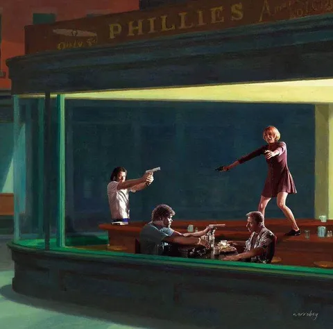 Diner Shootout Standoff