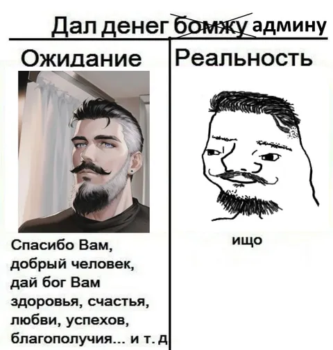 Дал денег админу: ожидание и реальность