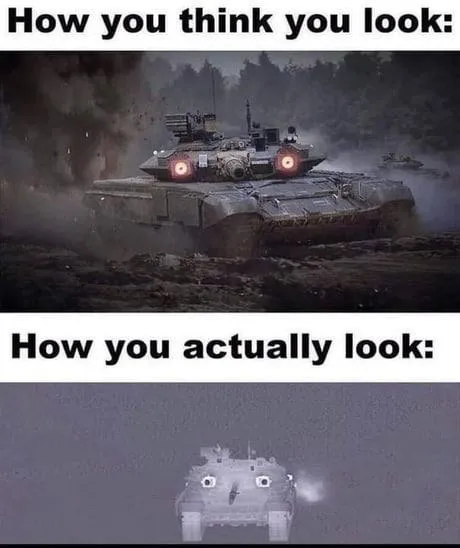 How You Think You Look Tank Meme