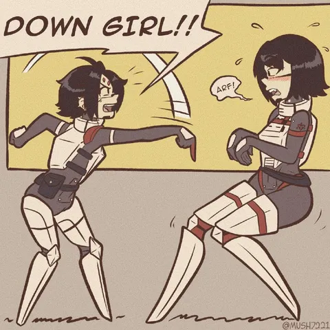 Down Girl Comic