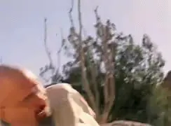Мужчина целует белую собаку