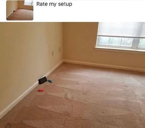 Rate My Empty Room Setup