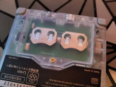 Transparent Battery Pack Close-Up