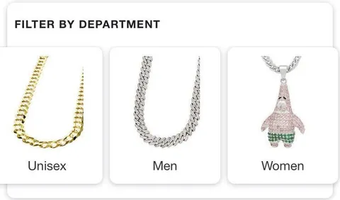 Jewelry Department Filter