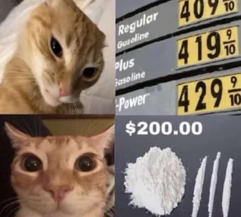 Gas Prices or Cocaine