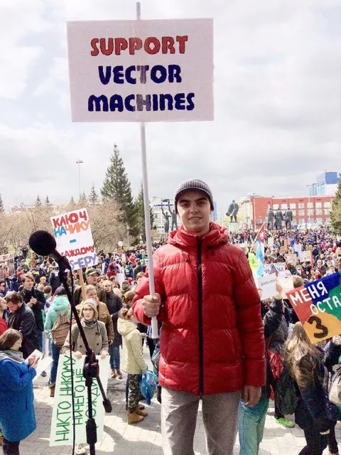 Support Vector Machines Protest