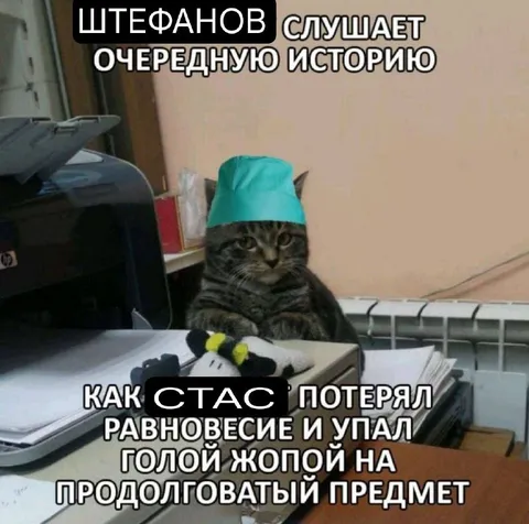 Штефанов слушает историю Стаса