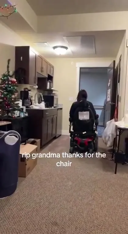 Grandma's Chair Rolls Away