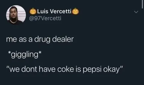 Drug Dealer Offers Pepsi