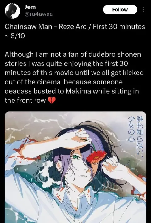 Kicked Out for Busting to Makima