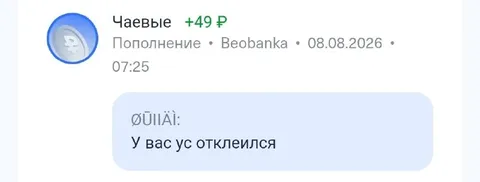 У вас ус отклеился