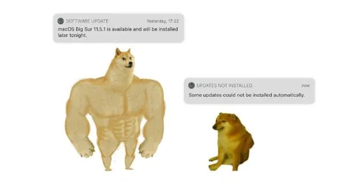 macOS Update Failed