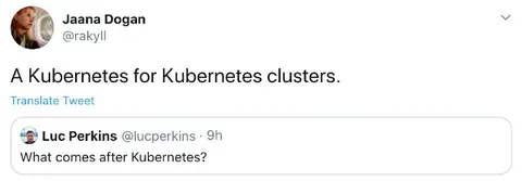 Kubernetes for Kubernetes clusters