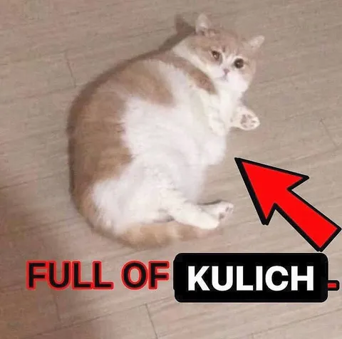 Full of Kulich Cat