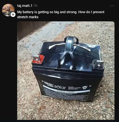 Battery Getting Stretch Marks