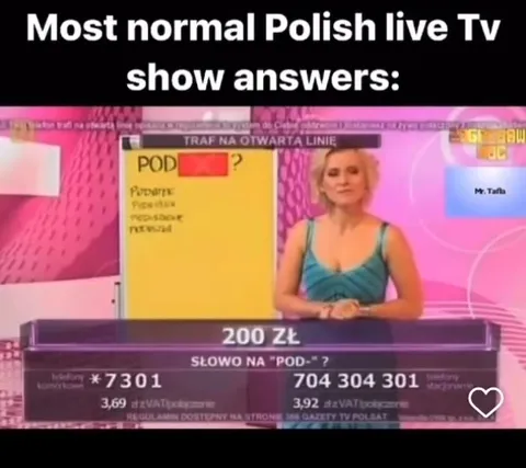 Most Normal Polish Live TV Answers