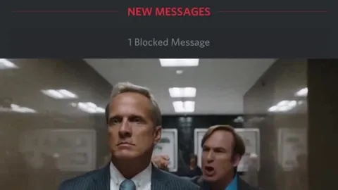 Blocked Message at Work
