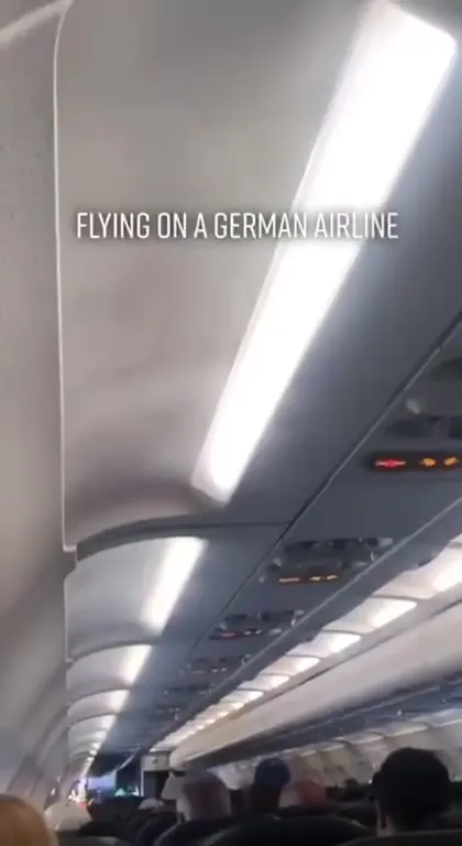 Flying on a German Airline
