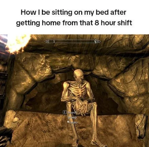 Dead After an Eight-Hour Shift