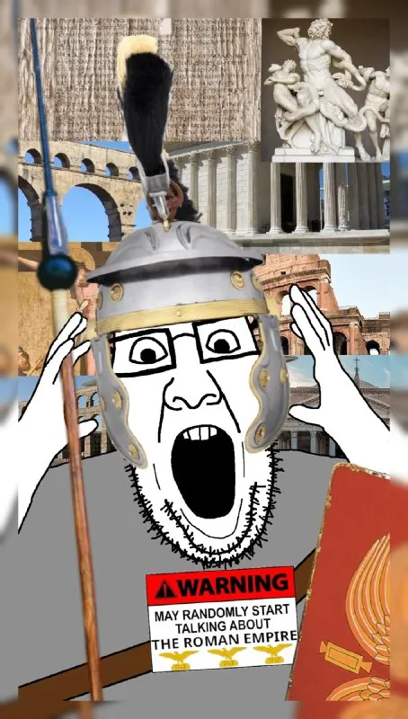 Roman Empire Warning Sign
