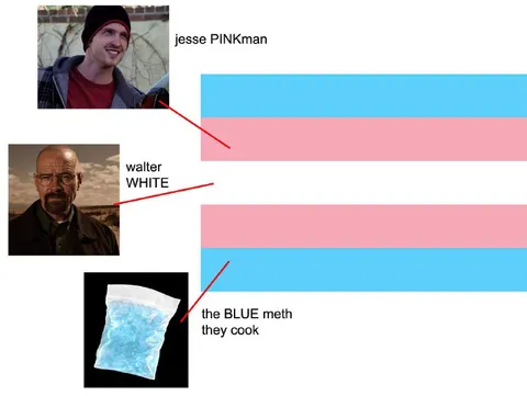 Jesse Pinkman Walter White Flag