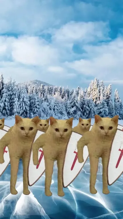 Ледовое побоище с котами