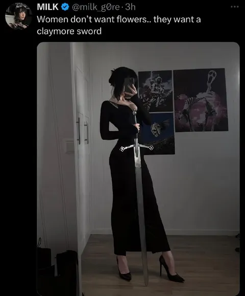 Women Want a Claymore Sword