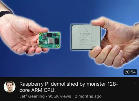 Raspberry Pi Versus Monster CPU
