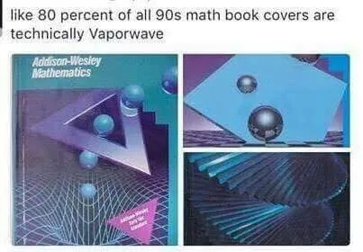 90s Math Books Are Vaporwave