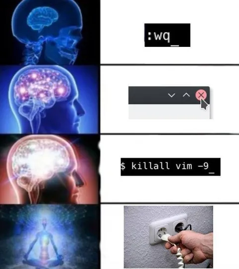 The Vim Exit Escalation