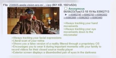 Apple Vision Pro dystopia