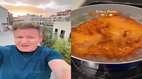 Gordon Ramsay Fried Pizza Reaction