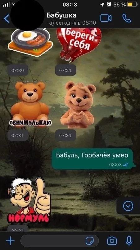 Бабушка узнала про Горбачёва