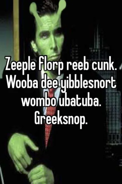 Zeeple Florp Reeb Cunk