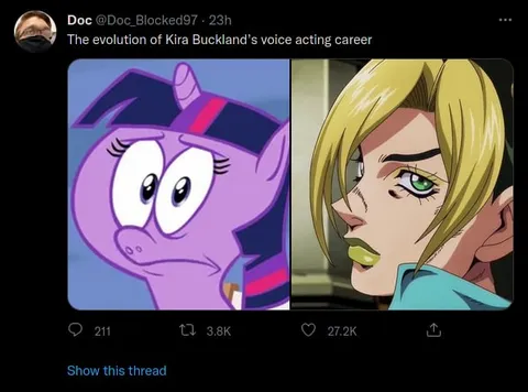 Kira Buckland Voice Evolution
