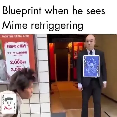 Blueprint Sees Mime Retriggering