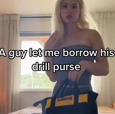 Drill Purse Borrowed From a Guy